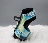 Multi Blue, Lime w/rhinestones