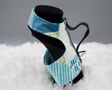 Multi Blue, Lime w/rhinestones