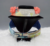 Peach Abstract w/ruffles