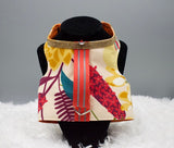 Bright Floral w/collar crystals