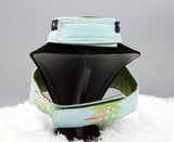 First Edition Flamingos w/black collar crystals