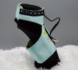 First Edition Flamingos w/black collar crystals