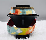 Yellow/Red/Aqua w/ Gold Rhinestones