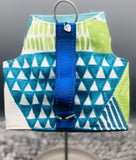 NEW "Long Board" Blue Green Triangles