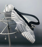 NEW "Long Board" Black White Fronds