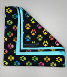 Paw Print Mask Bandana Set