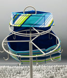 NEW "Long Board" Blue Green Stripes