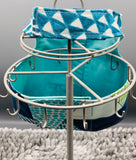 NEW "Long Board" Blue Green Triangles