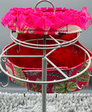 NEW "Long Board" Pink Seashell Ruffles