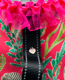 NEW "Long Board" Pink Seashell Ruffles