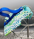 NEW "Long Board" Blue Green Dots