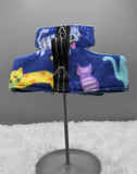 Multi-Color Cat Fleece Vest