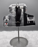 First Edition Gray & Black Dog Print