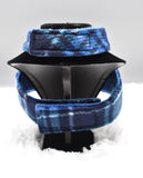 Blue Plaid w/Rhinestones